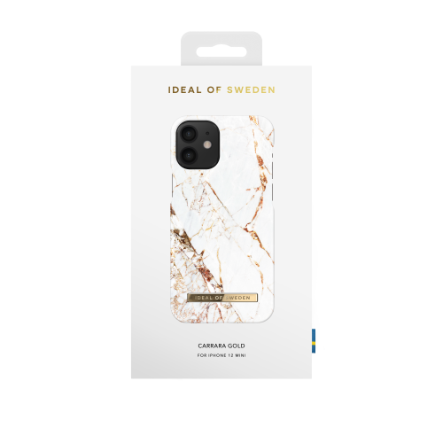 iDeal of Sweden Fashion Case Carrara Gold iPhone 12 Mini (5,4')