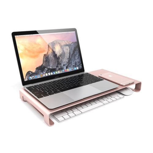 Satechi Alu Monitor Stand, Rose Gold