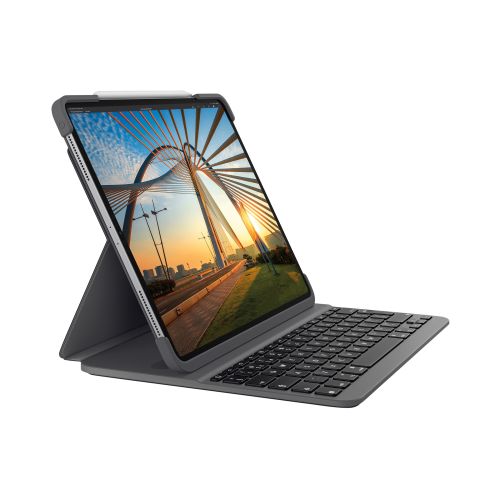 Logitech Slim Folio Keyboard for iPad Pro 12.9" (3rd & 4th Gen) - Graphite