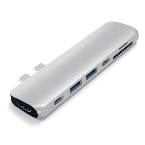 Epico Multiport USB-C Pro Hub - silver