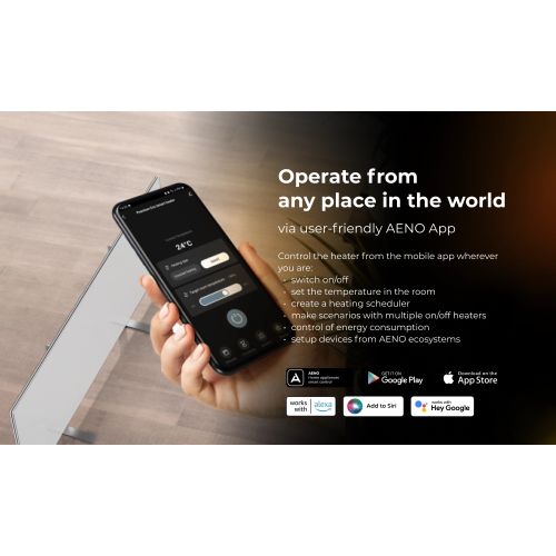 AENO Premium Eco Smart Heater - Black