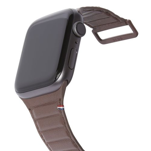 Decoded Leather Magnetic Traction Strap for Apple Watch 42/44/45/49 mm - Brown