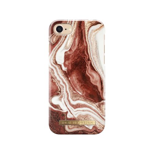 iDeal of Sweden Fashion Case iPhone 8/7/6/6s Golden Rusty Marble