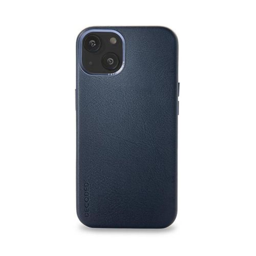 Decoded Leather Backcover | iPhone 13 Matte Navy