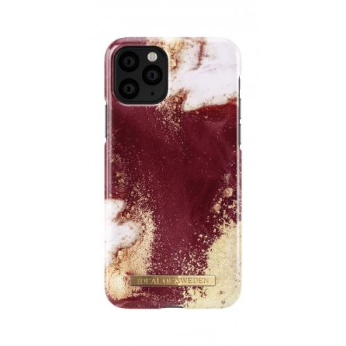 iDeal of Sweden Fashion Case iPhone 11 Pro Golden Burgundy Marble