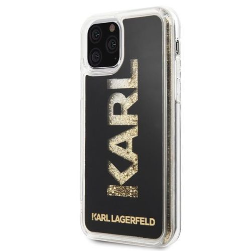 Karl Lagerfeld iPhone 11 Pro - black Logo Glitter Hard Case 