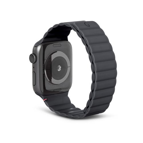 Decoded Silicone Magnetic Traction Strap for Apple Watch 42/44/45/49 mm - Charcoal