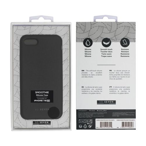 So Seven Smoothie Silicone Case iPhone 7/8 Black