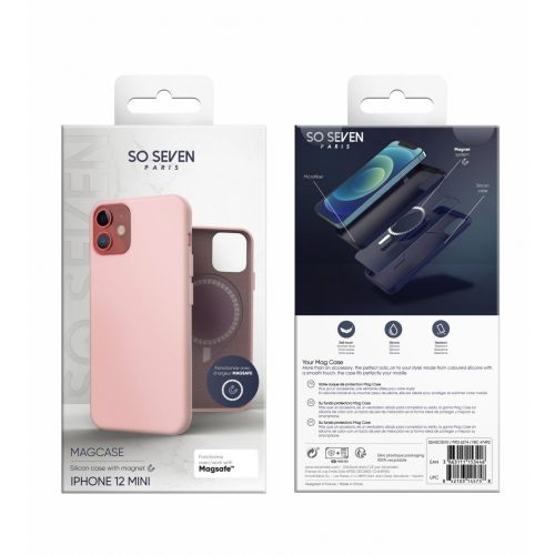 So Seven Mag Case Silicone for iPhone 12 Mini (Candy)