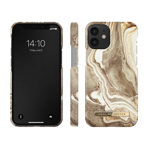 iDeal of Sweden Fashion Case Golden Sand Marble iPhone 12 Mini (5,4')