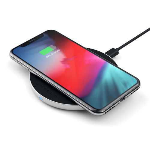 Satechi Aluminum Type-C Wireless Charger V2 - Silver