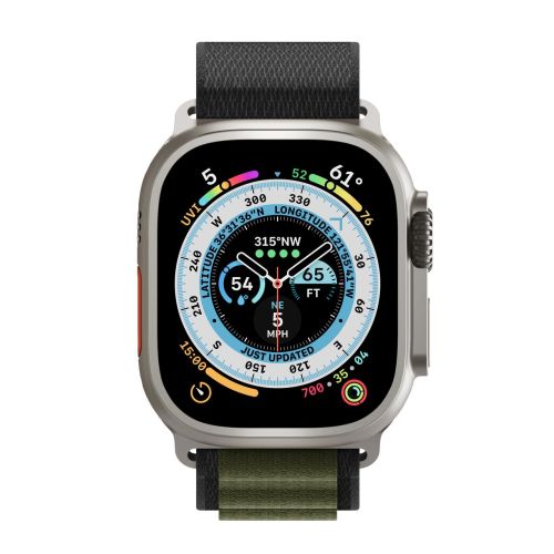NEXT.ONE Adventure Loop for Apple Watch 45/49mm - Gray/Green