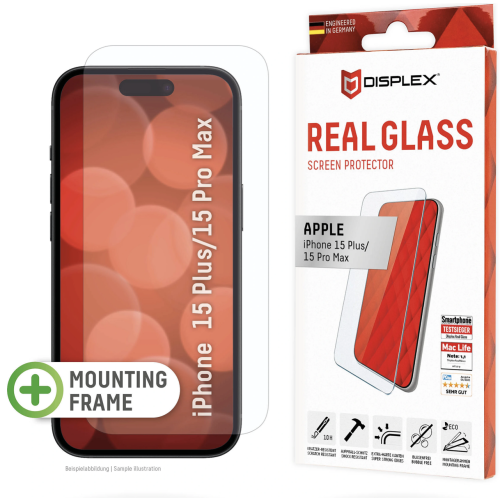 DISPLEX Real Glass iPhone 15 Plus/15 Pro Max