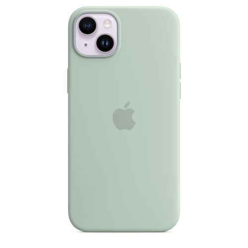 Apple iPhone 14 Plus Silicone Case w/MagSafe Succulent