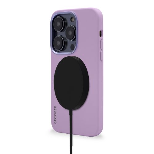 DECODED Silicone Backcover w/MagSafe for iPhone 14 Pro Max - Lavender